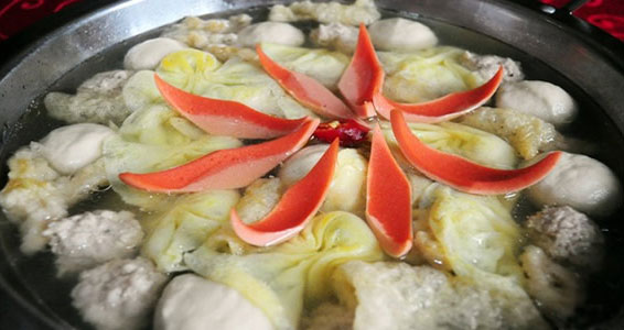 長沙美食芙蓉三鮮火鍋